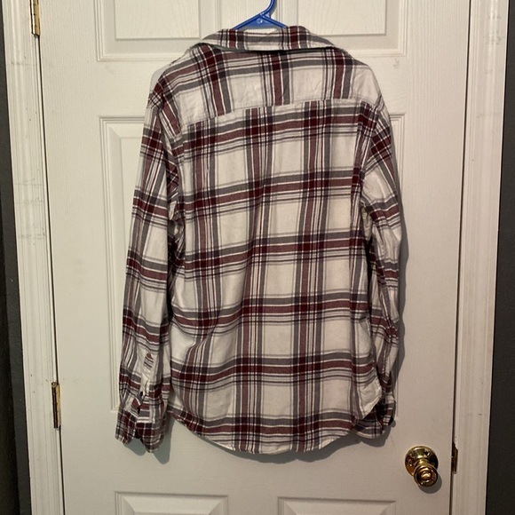 Mens Aeropostale flannel button up shirt size large - Picture 3 of 3